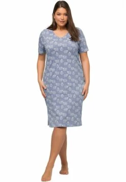 Ulla Popken Koszula Nocna - Purple Blue 10 Ulla Popken Koszula Nocna - Purple Blue -Lindex b919dd49521347e3963611b94c24aa83