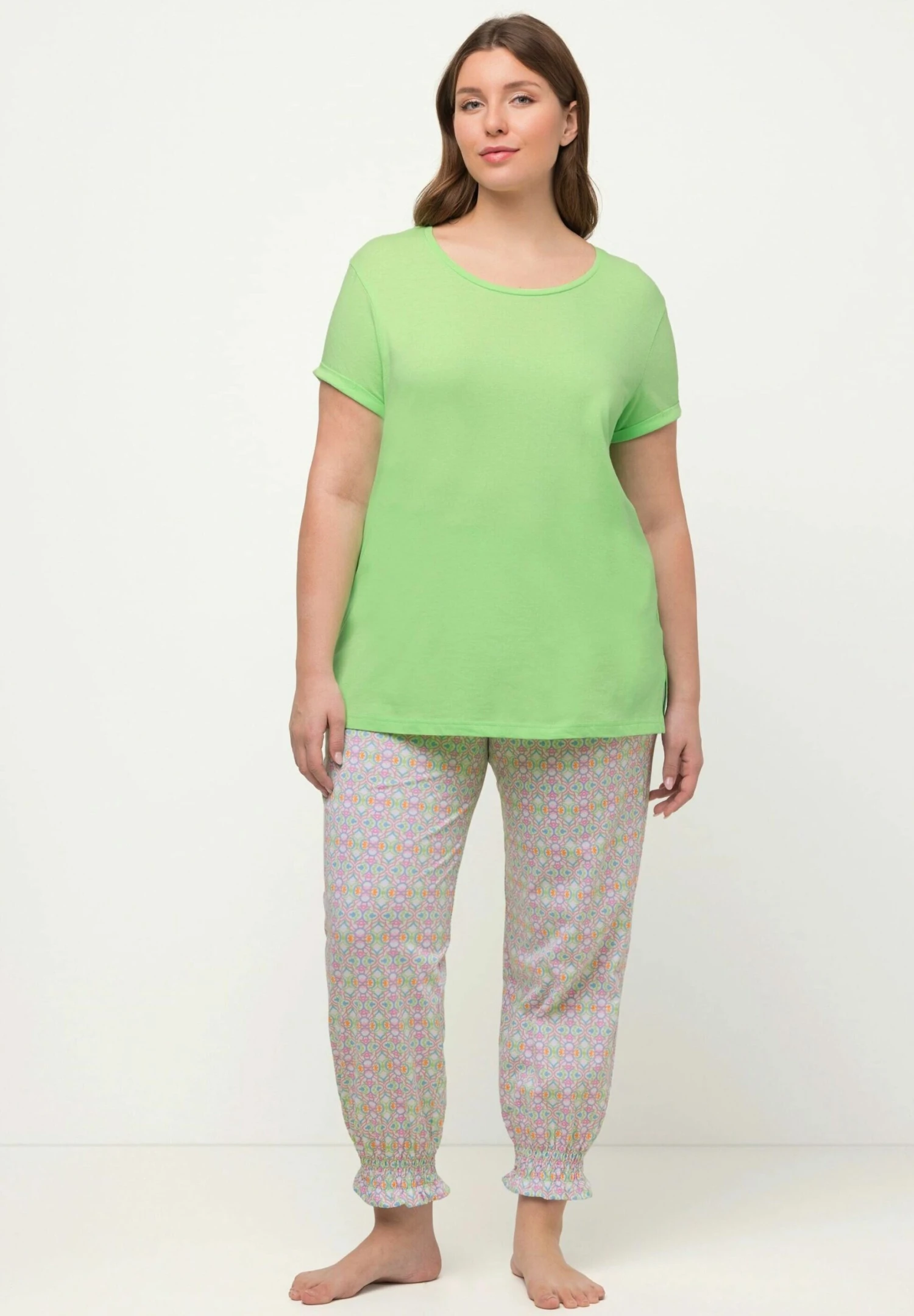 Ulla Popken Piżama - Heldergroen 4 Ulla Popken Piżama - Heldergroen - obrazek 2