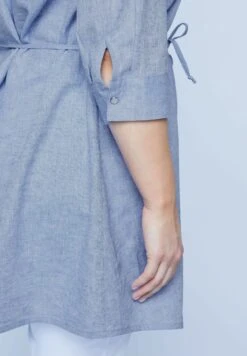 Ulla Popken BELLIEVA - Bluzka - Blue Denim -Lindex bb9ae223fe1c4f009d250e46fa4587ce