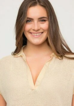 Ulla Popken LOCHS HALBARM - Koszulka Polo - Popcorn 10 Ulla Popken LOCHS HALBARM - Koszulka Polo - Popcorn -Lindex bbefdf1749064e5ebc86b65c1697f798