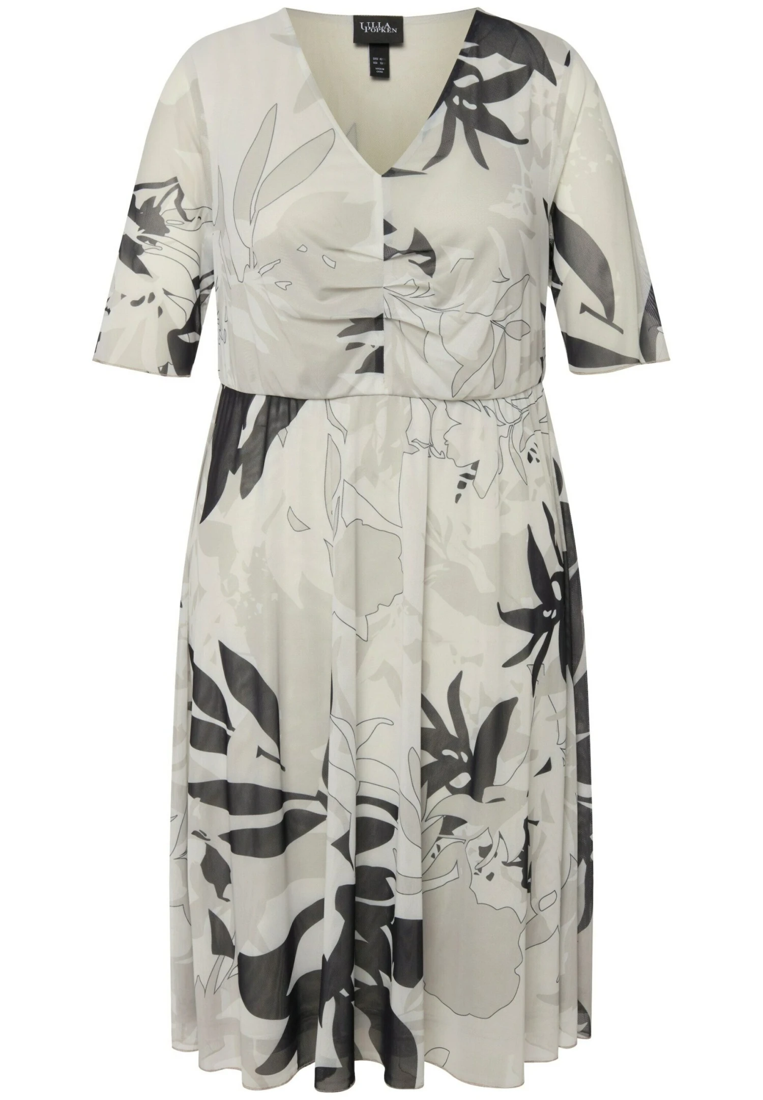 Ulla Popken Sukienka Letnia - Black 7 Ulla Popken Sukienka Letnia - Black - obrazek 5