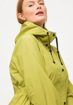 Ulla Popken HYPRAR - Kurtka Przeciwdeszczowa - Grass Green -Lindex c11f8f225a5c4947ad0ec41fb0c824a1