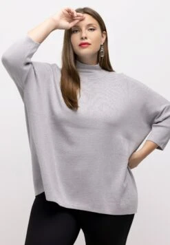 Ulla Popken Sweter - Kiesel -Lindex c2c49d4e447142328e2a1ef8c3455048