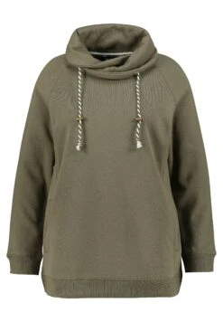 Ulla Popken Bluza - Vert Ardoise -Lindex c39b232bdb214fbfbb25d6bfe69bee81