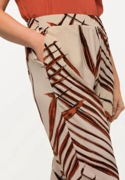 Ulla Popken Spodnie Materiałowe - Terre Cuite -Lindex c3bd89033e9c4bf2ad4affafb5f3fcf7