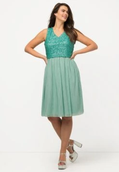 Ulla Popken Sukienka Koktajlowa - Gris Turquoise -Lindex c3fcf80df02949a3aaebb5cd9eb663c6