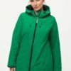 Ulla Popken Krótki Płaszcz - Vert émeraude -Lindex c41fafb48df54e23b769a655864476df