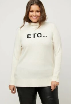 Ulla Popken Sweter - Creme