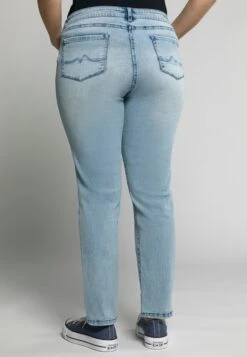 Ulla Popken Jeansy Zwężane - Light Blue -Lindex c4b5f7820d274e009bf21104dce460c8