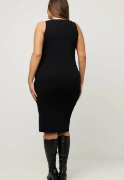 Ulla Popken Sukienka Etui - Noir -Lindex c4cbb76a668a42f2ac2d1058e041dab8