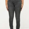 Ulla Popken GROSSE GRÖSSEN SARAH, 5-POCKET, HIG - Jeansy Slim Fit - Grey Denim -Lindex c5eac0147f504f78a9f7306689a36dc2