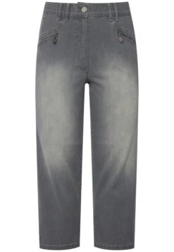 Ulla Popken Szorty Jeansowe - Light Gray Denim -Lindex c822762064cc4b93b5d78d889dc59313