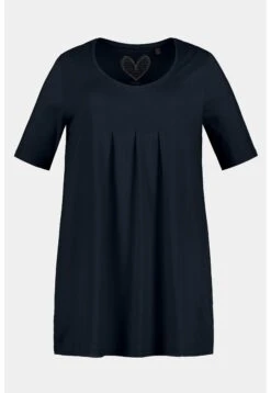 Przód 27 Ulla Popken T-shirt Z Nadrukiem - Marine