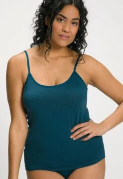 Ulla Popken Podkoszulki - Tiefseeblau