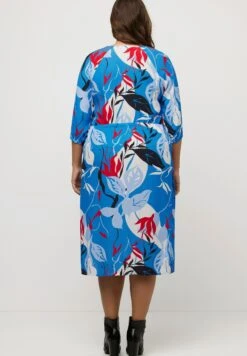 Ulla Popken Sukienka Letnia - Bleu Moyen -Lindex c8c8751ca5c04f24ad9cb7def5ddbdbf