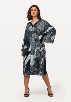 Ulla Popken Sukienka Z Dżerseju - Noir