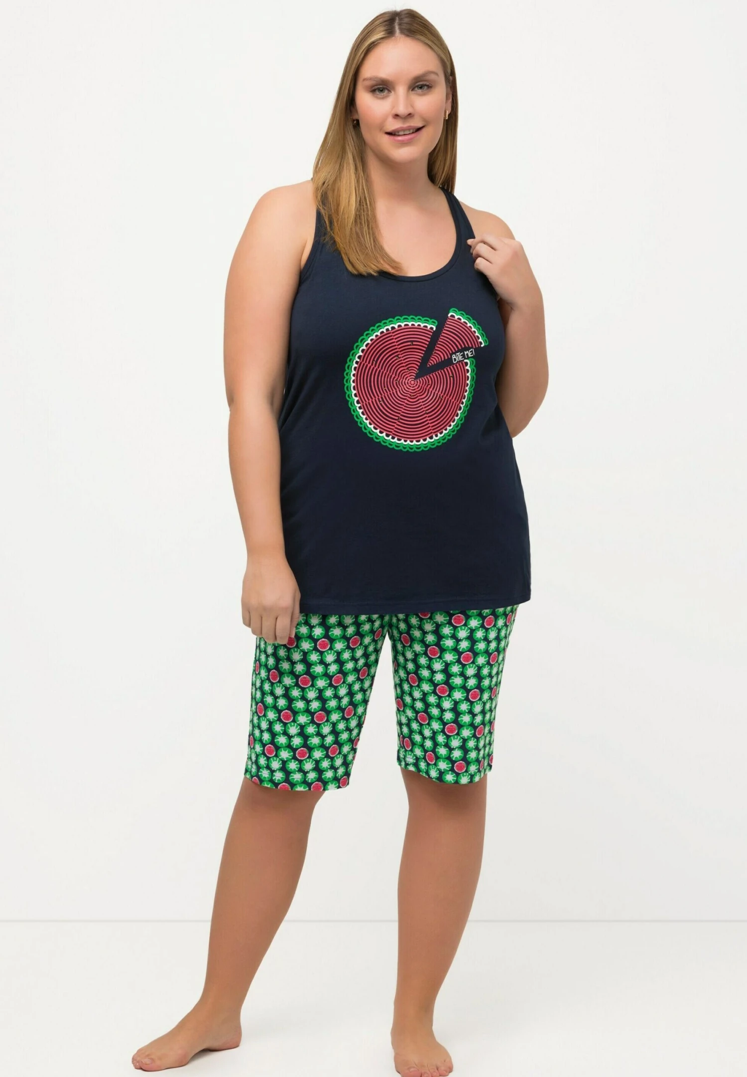 Ulla Popken Piżama - Bleu Nuit 3 Ulla Popken Piżama - Bleu Nuit