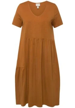 Ulla Popken Sukienka Z Dżerseju - Noisette -Lindex ca1a971aea9348a888acd93b1016506f