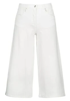 Ulla Popken Jeansy Dzwony - Schneeweiß -Lindex cb0d051313b24c59b9cef9a153fc2666