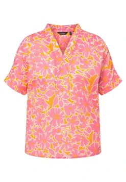 Ulla Popken Bluzka - Hibiscus Red -Lindex cba2509489fa4b04989ec21ff3f46a7b