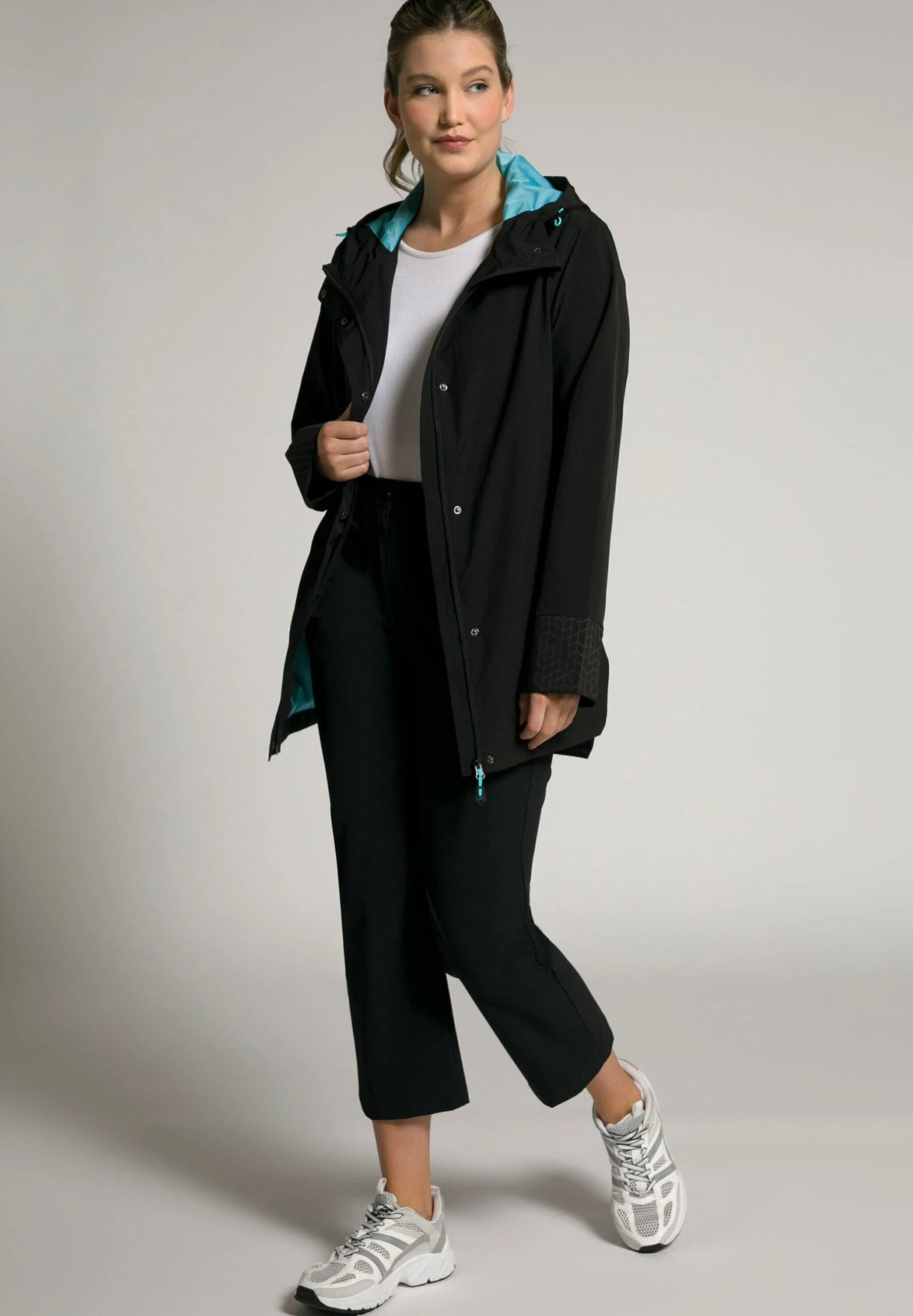 Ulla Popken Parka - Schwarz 4 Ulla Popken Parka - Schwarz - obrazek 2