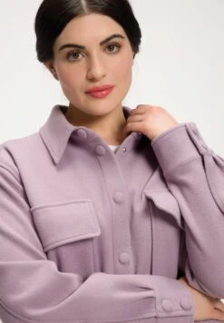 Ulla Popken Krótki Płaszcz - Opalflieder -Lindex cccbb8a5a3ef40029a825a9ec7f43987