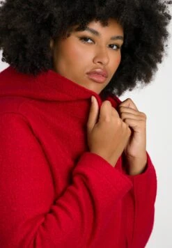 Ulla Popken Krótki Płaszcz - Salsa -Lindex cd54960793864cabb0c94f69d7084b07