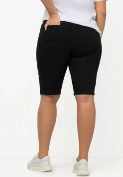 Ulla Popken Szorty Jeansowe - Noir -Lindex d05d316681f14663a69e864070465cee