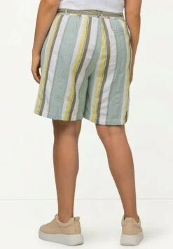 Ulla Popken Szorty - Light Moss Green -Lindex d3012e6422cd496388915810a16e8b50