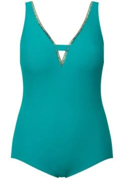 Ulla Popken Kostium Kąpielowy - Turquoise -Lindex d3caf20950744679abc9569a6aca0ff9