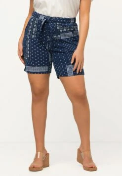 Ulla Popken Szorty - Bleu Foncé