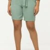 Ulla Popken Szorty - Vert Mousse Clair -Lindex d4e379fd861648f6b4ae13d77f0d9a0c