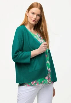 Ulla Popken Kardigan - Green-blue -Lindex d53832d763424208a71c646501a48dbb