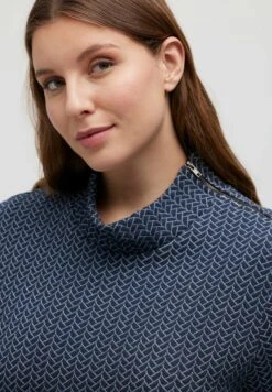 Ulla Popken Bluza - Bleu Marine -Lindex d6385f6317d44ce79cecd46458e2a4c3