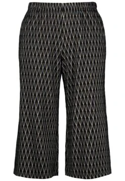 Ulla Popken Szorty - Schwarz -Lindex d6d81ddf820840188d146518136d51ff