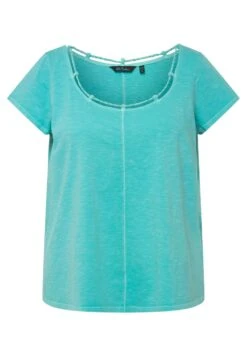 Ulla Popken T-shirt Basic - Aqua Foncé -Lindex d706c128c1994eb2abd94b5e0f2b4e9c