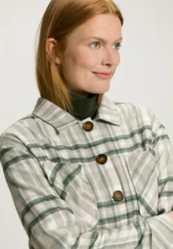 Ulla Popken Kurtka Wiosenna - Olive Foncé -Lindex db27ac2c3a9842be9c2d68e43f5a9df2