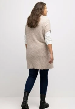 Ulla Popken T-shirt Z Nadrukiem - Beige -Lindex db9b5bbd389446af990bebe0fd66e904