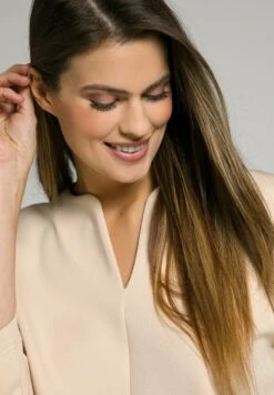 Ulla Popken Bluza - Beige -Lindex dba0ecedb7844efeb0ac72971f4e8935