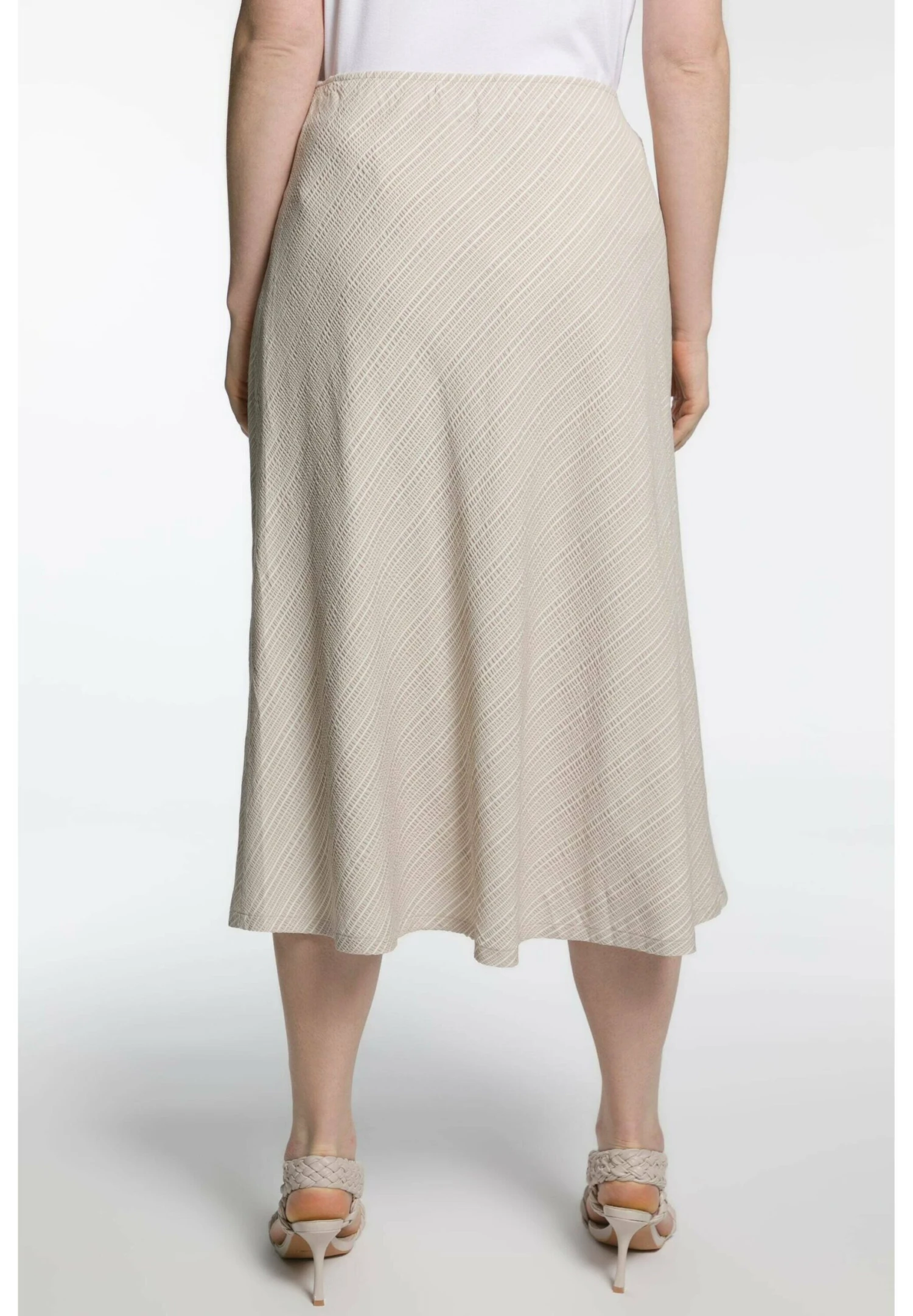 Ulla Popken Spódnica Trapezowa - Zand 5 Ulla Popken Spódnica Trapezowa - Zand - obrazek 3