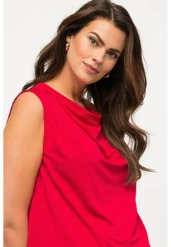 Ulla Popken Top - Rouge Pavot -Lindex dce673532d3049b9b786e14093818208