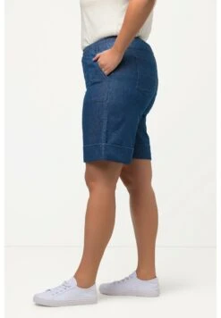 Ulla Popken Szorty Jeansowe - Bleu Jean -Lindex dd2086fc4e0d4b148c05ff3dec808d31