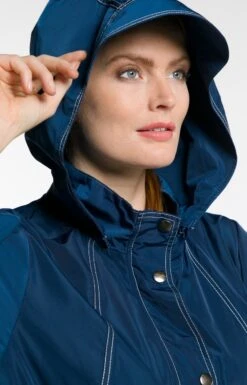 Ulla Popken Krótki Płaszcz - Inkt -Lindex dd4931188c224989b8956983e0adfa99