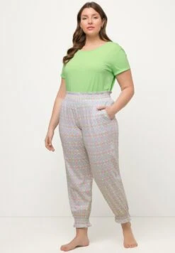 Ulla Popken Piżama - Heldergroen