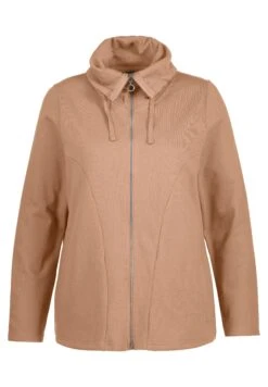 Ulla Popken Bluza Rozpinana - Maronenbraun -Lindex e2b88ced750a475b991af5a7c1e063fc