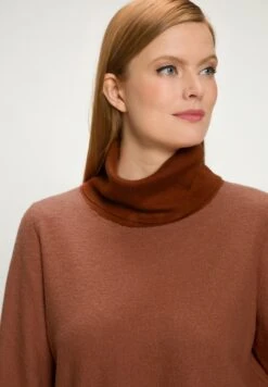 Ulla Popken LANGARM - Bluza - Ziegelbraun -Lindex e5753a424b0242619cf7f981370be51e