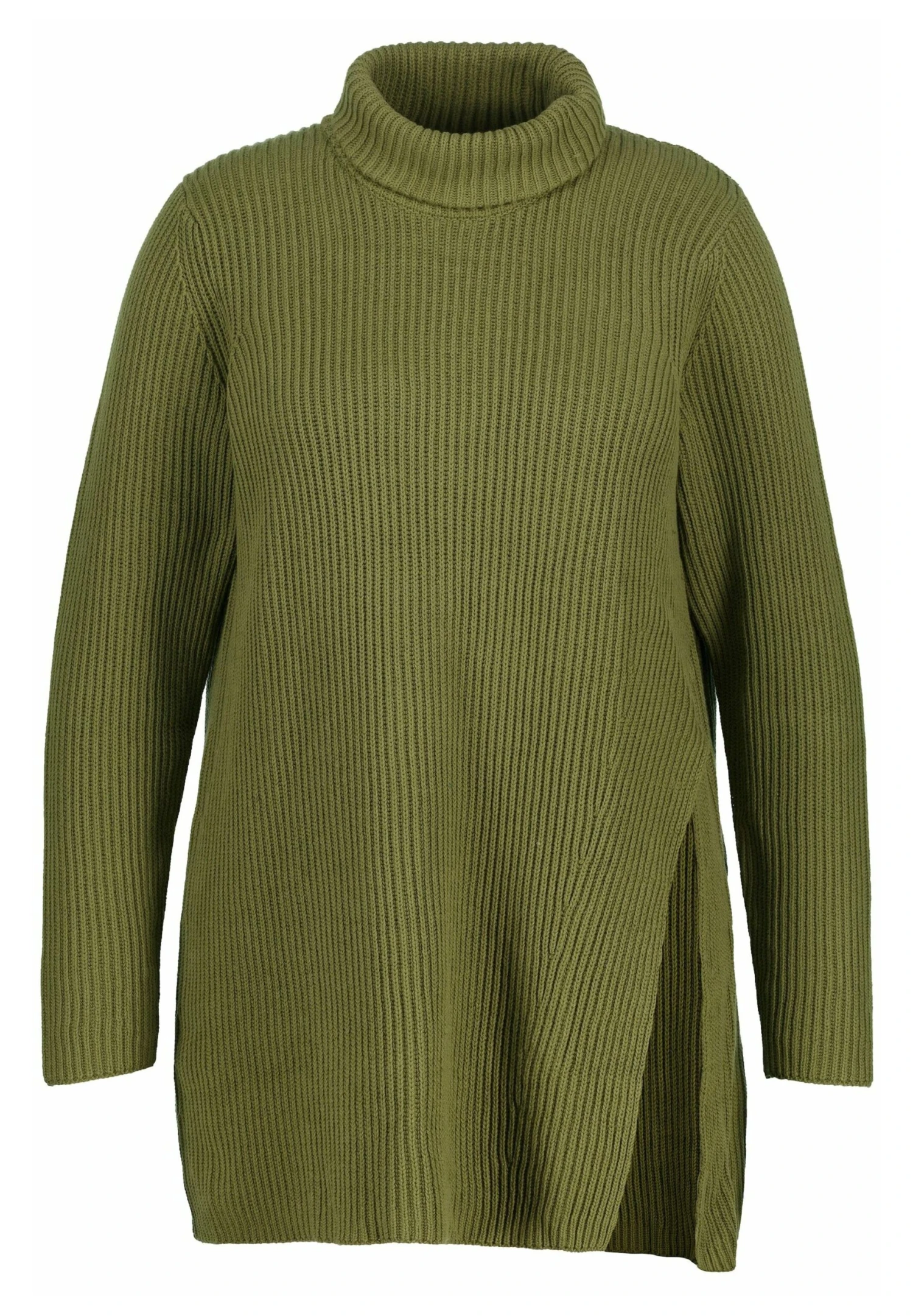 Ulla Popken TURTLENECK - Sweter - Moss Green 7 Ulla Popken TURTLENECK - Sweter - Moss Green - obrazek 5