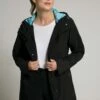 Ulla Popken Parka - Schwarz -Lindex e821527d90174a549bf0af2a7df08075