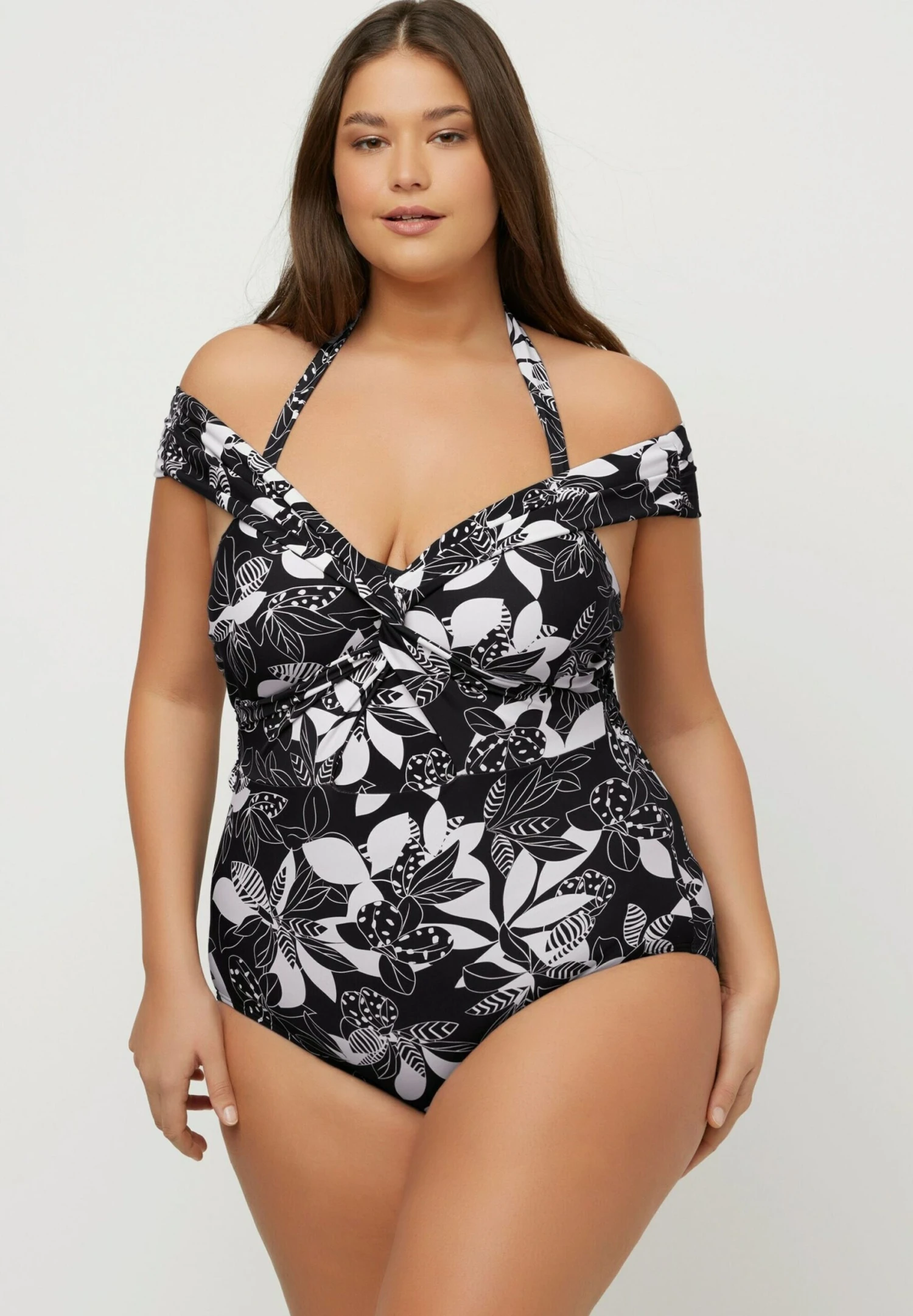 Ulla Popken Kostium Kąpielowy - Noir 4 Ulla Popken Kostium Kąpielowy - Noir - obrazek 2