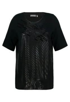 Ulla Popken T-shirt Z Nadrukiem - Schwarz -Lindex eafa330f9bf04689aeb967b86c6fcaa0